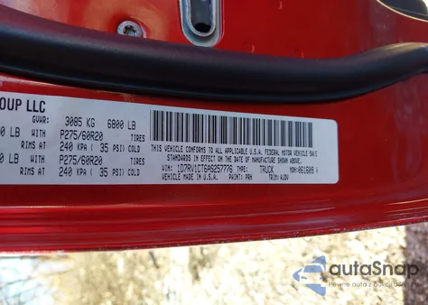 2010 Dodge Ram 1500 Slt/Sport/Trx from USA, damaged, VIN 1D7RV1CT6AS257776